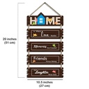 Decorative Wall Art MDF Wooden Wall Hanger for Bedroom |
Living Room | Home Decor | Office Modern Art | Wall
Hanging For Home Decoration | Gift | Quotes Decor Item 