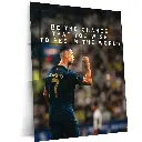 Cristiano Ronaldo Inspirational Quote Metal Poster | Soccer Icon 
