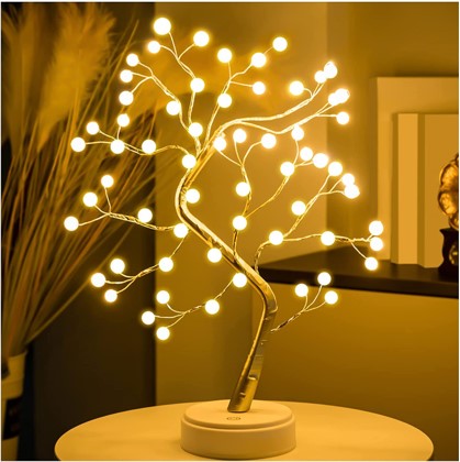 Tree Lamp for Baby Room Decor,Pearl LED Fairy Lights Spirit Tree,Bonsai Tree Light, LED Tree Lamp,Twinkling Tree Light Decoration for Room,Wedding,Bedroom,Gifts (36 LED Pearl) Plastic
