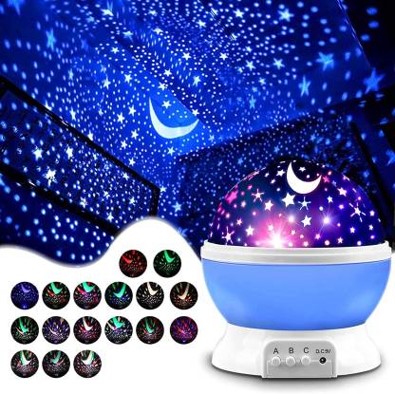 ﻿CRENTILA Romantic Sky Star Master Night Light Projector
Children Kids Baby Sleep Lighting Night Lamp (15 cm,
Multicolor)﻿