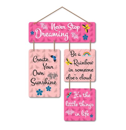 Motivational Quote Decorative Wall Art MDF Wooden Wall
Hanger for Living Room | Bedroom | Home Decor | Office | Gift
| Quotes Decor Item | Wall..