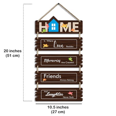 Decorative Wall Art MDF Wooden Wall Hanger for Bedroom |
Living Room | Home Decor | Office Modern Art | Wall
Hanging For Home Decoration | Gift | Quotes Decor Item 