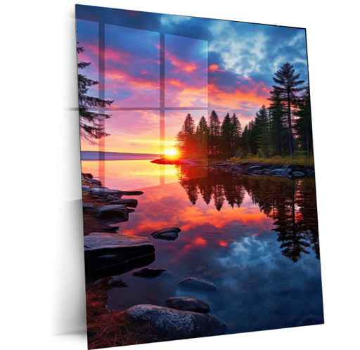Abstract minecraft hd metalic art poster home and wall decoration