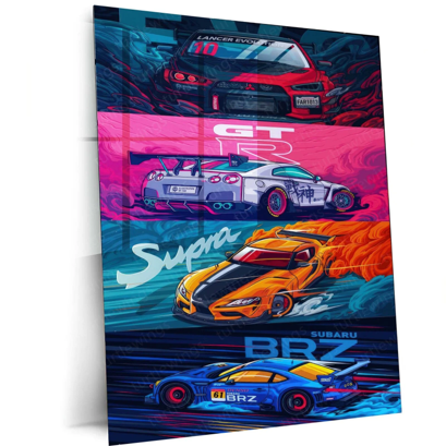 Ultimate Dream Machines: Cars Metal Poster | Turtlewings Automotive Legends
-56%
